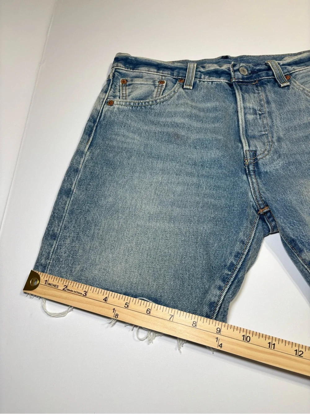 Classic Light Blue Denim Cutoff women’s Shorts